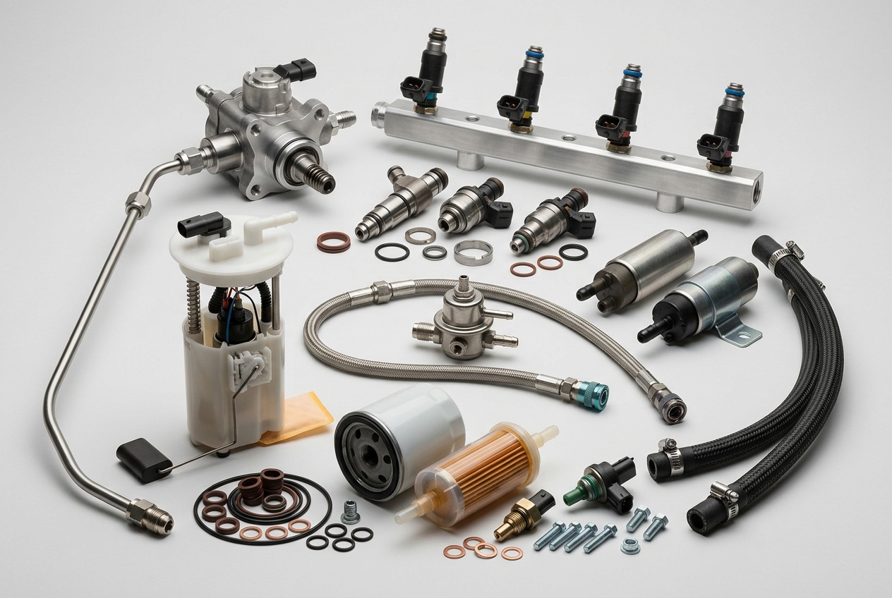 Топливная система: форсунки, ТНВД, бензонасос, топливная рампа